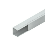 Vezetékcsatorna acél 30mm x 26mm x 2000mm fényesfehér halogénmentes LLK 26030 R Niedax